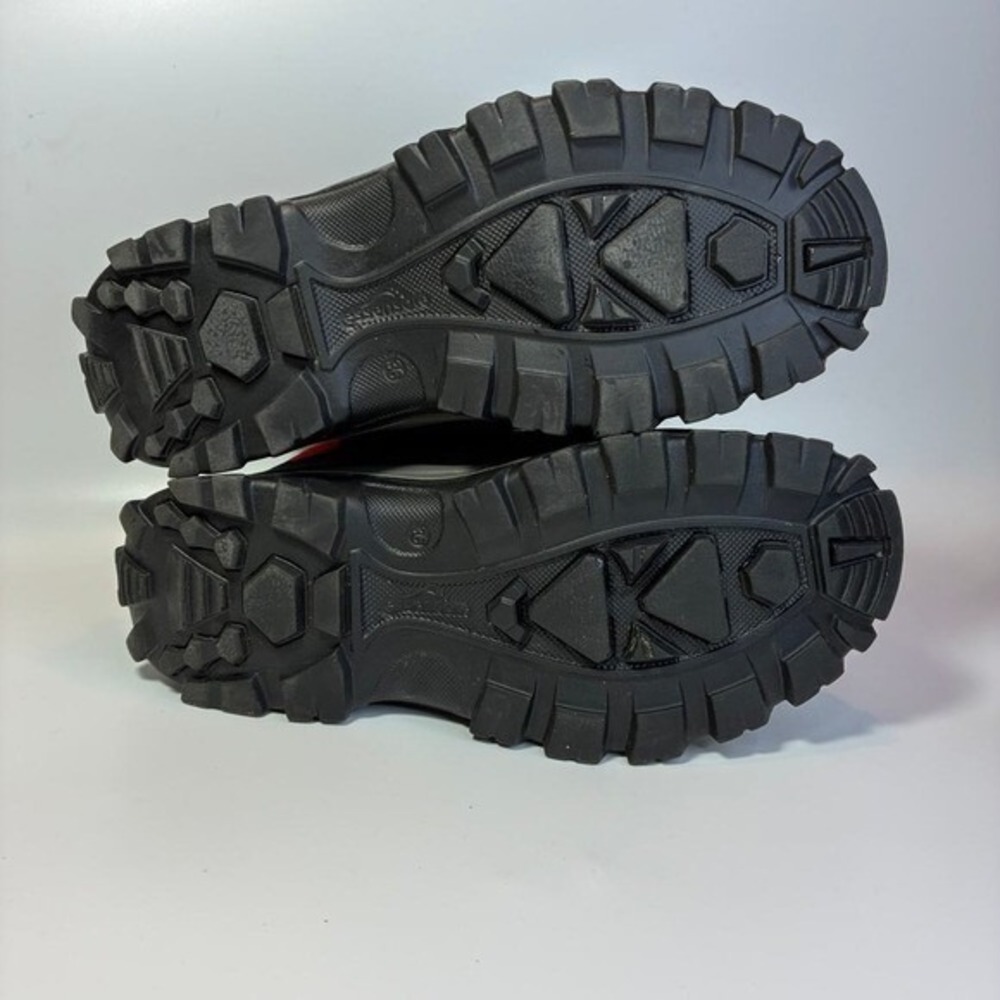 Quechua Kids Decathlon black and red snow boots Sz 4 (eu 36) excellent - Picture 3 of 6
